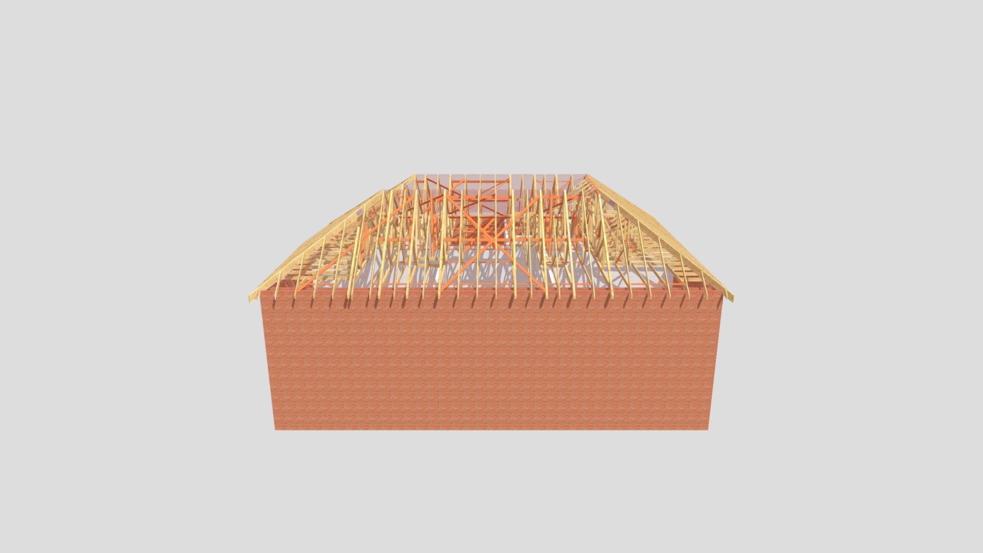 Double pitched roof with Flat Valley