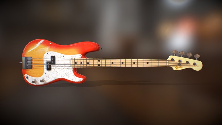 Fender Precision Bass 3D Model