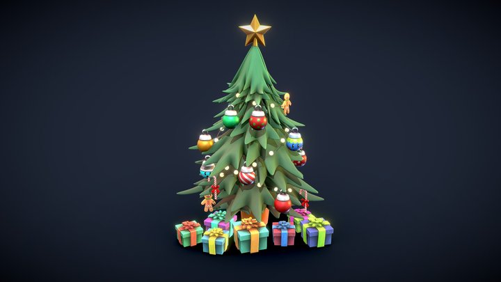 Christmas Prop Pack | Stylized | PBR 3D Model