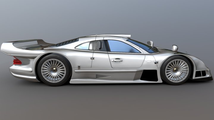 Mercedes-Benz CLK GTR 3D Model