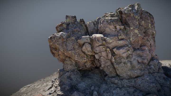 Rando Rock 3D Model