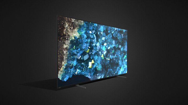 Sony BRAVIA XR-77A80L OLED TV 3D Model