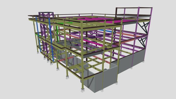 BANCO SICOOB MACHADO - VARGINHA-MG 3D Model