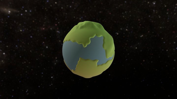 Test Planet 3D Model