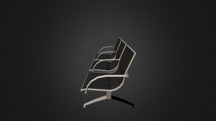 Airport Seat 3D Model