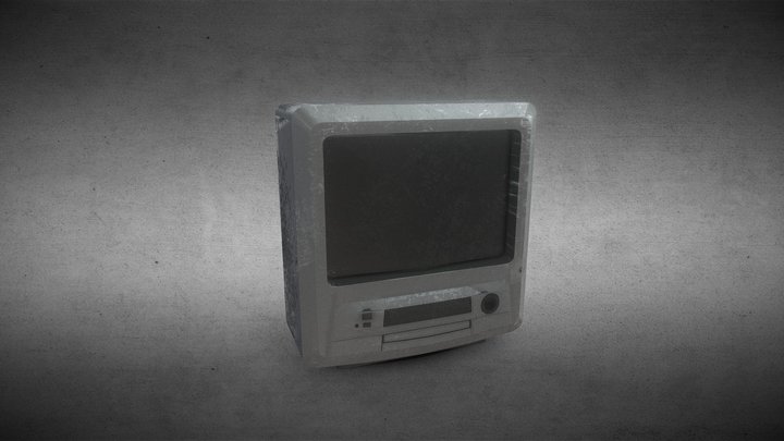 80s Retro TV 3D Model