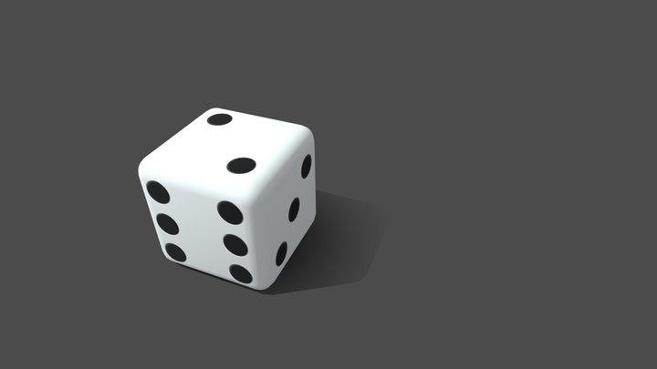 Perfect Little Dice 3cm 3D Model