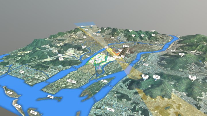 Kimhae Airport 3D Model