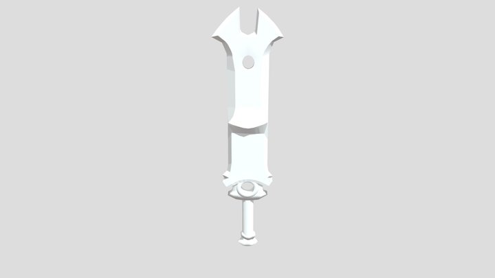 Red Sword 3D Model