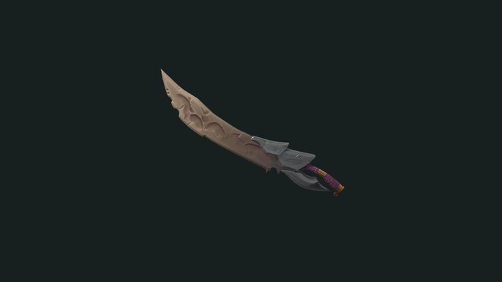 Stylized Sword 3D Model