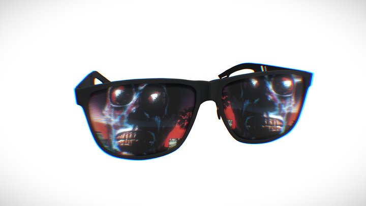 They Live! Sunglasses 3D Model
