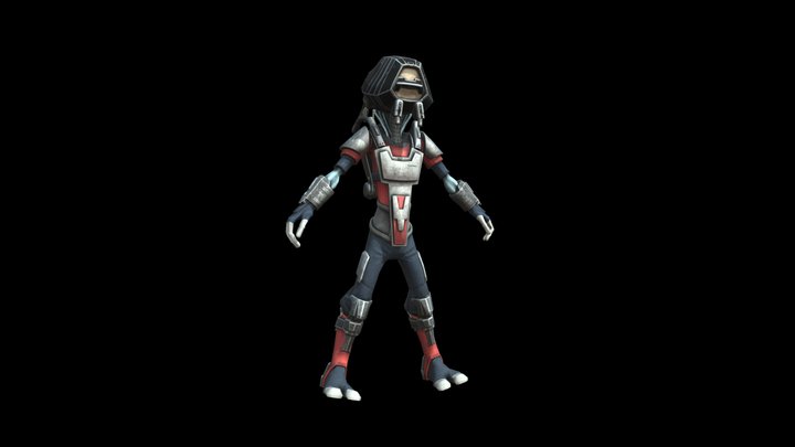 Pyke Bounty Hunter 3D Model