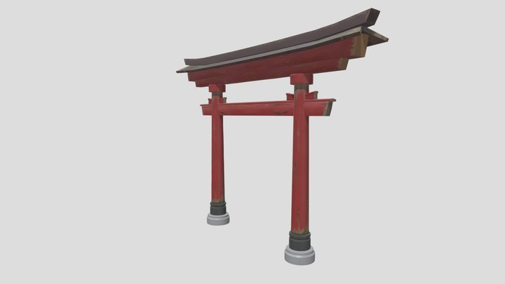 Old Torii 3D Model