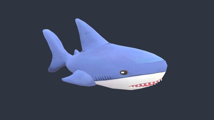Blåhaj 3D Model