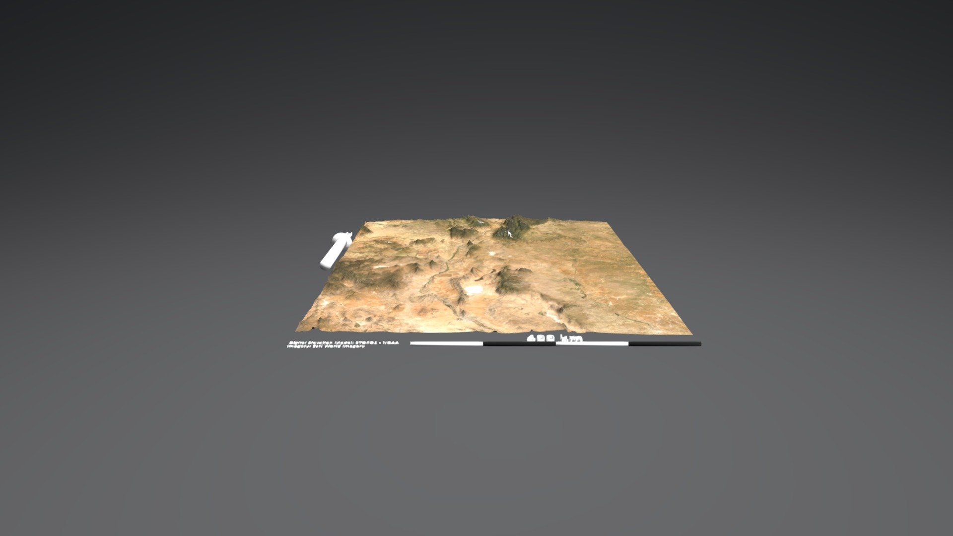 New Mexico topo sat