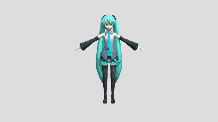 Hatsune Miku 3D Model