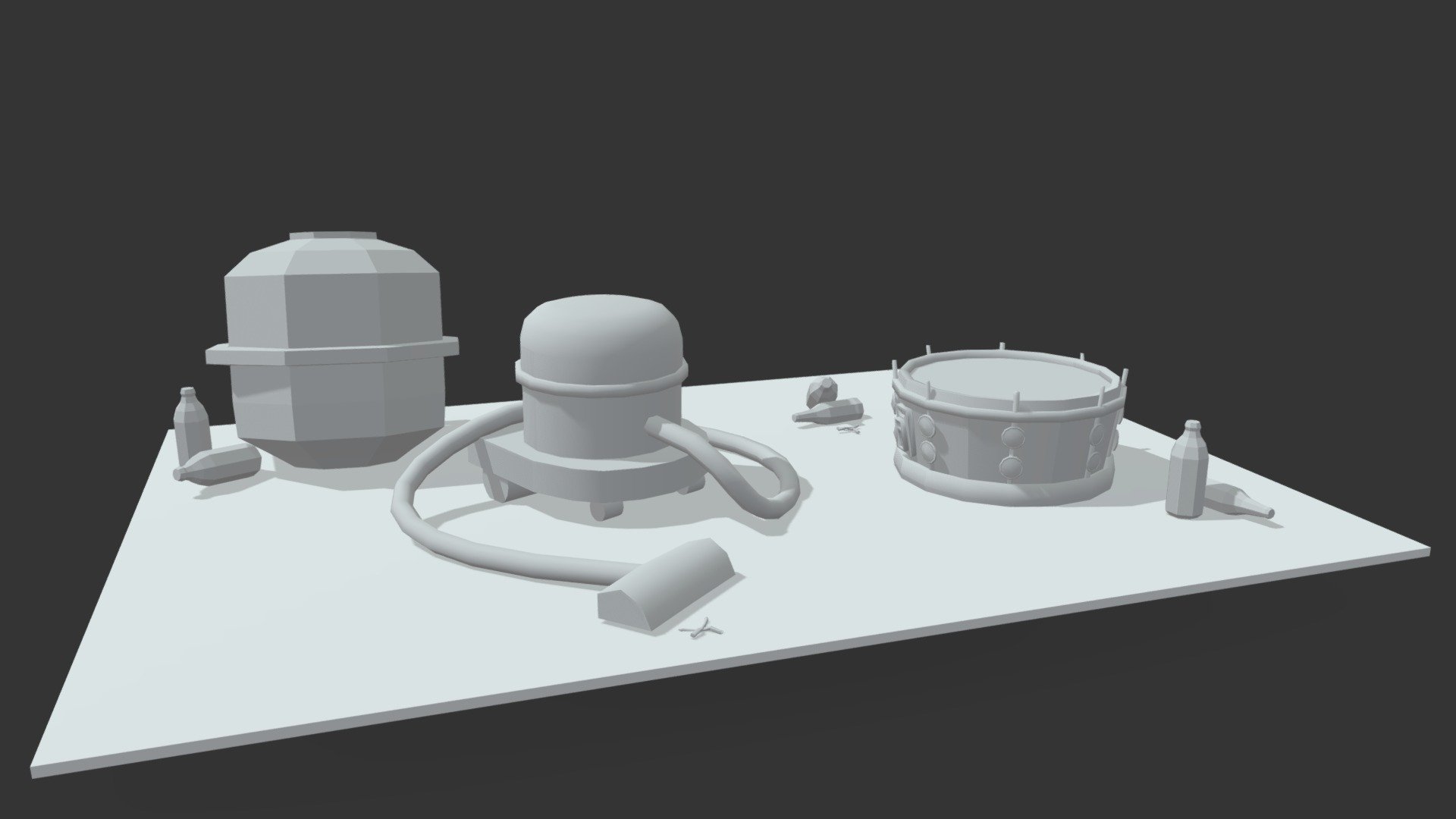 LETS RENOVATE - 2 Complex props. - 3D model by Claudia Isabel Almagro ...