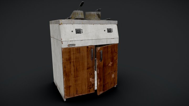 Abandoned Fryer 3D Model