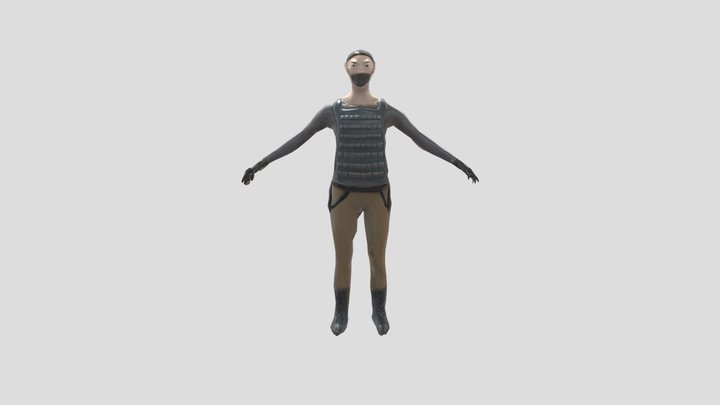 character design nonPBR render 3D Model