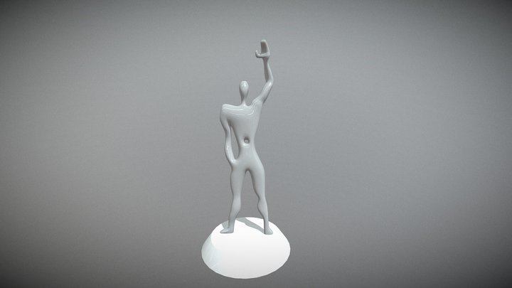 Le Corbusier Modulor|Figure|Human scale 3D Model