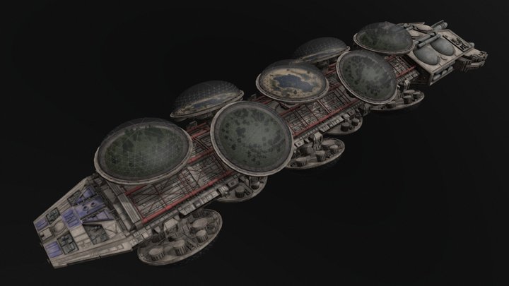 Battlestar Galactica - Botanical Cruiser 3D Model