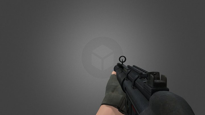 MP5SD Animated 3D Model