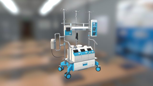 Heartlung Machine 3D Model