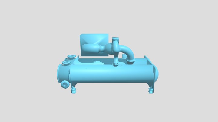 Water Cooled Chiller 3D Model