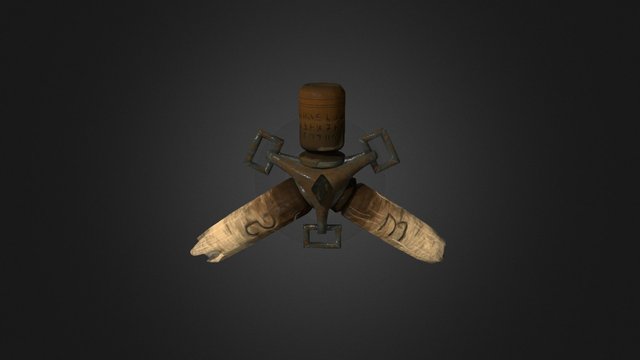 Whale Bone Charm Study 3D Model