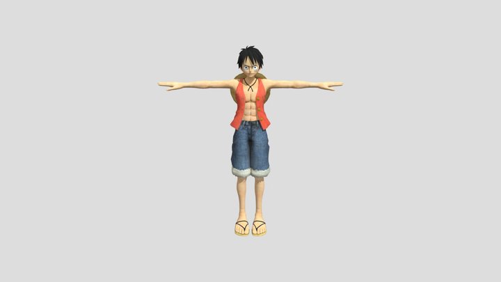 Monkey D Luffy 3D Model