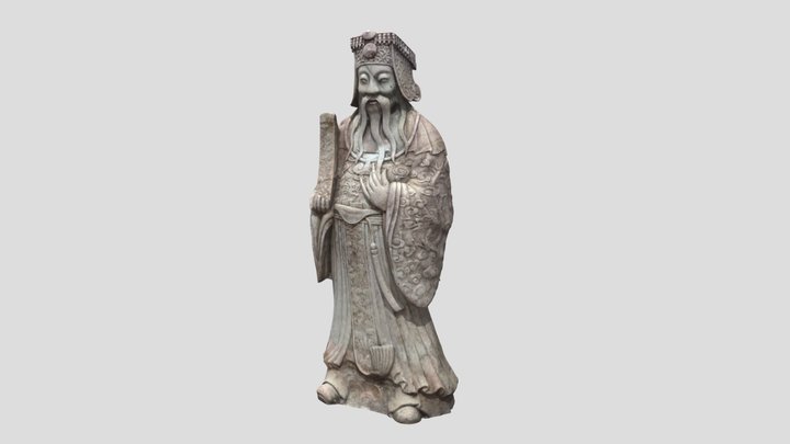 Sculpture, Pho Temple 3D Model