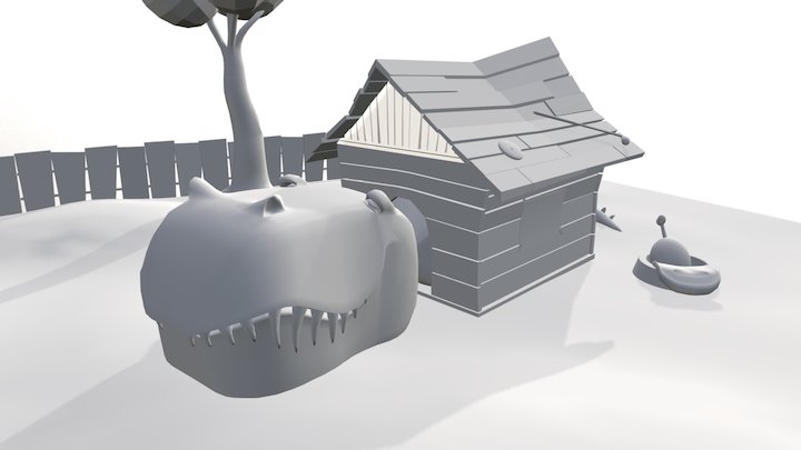 Dragon House 3D Model