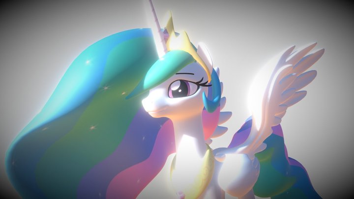 Princess Celestia (MLP) 3D Model