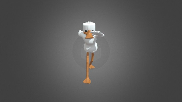 MetaZoo Duck - Decentraland Wearable 3D Model