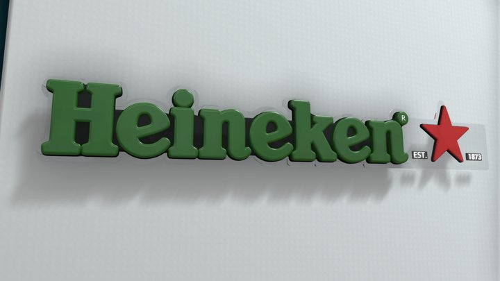 Heineken (Signage Set 1) 3D Model