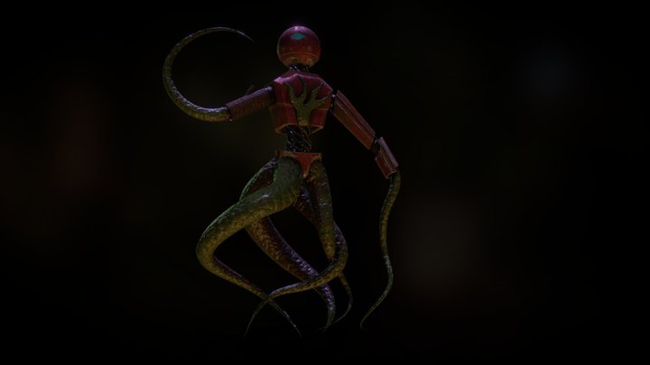 Over grown robot aka Plant bot 3D Model