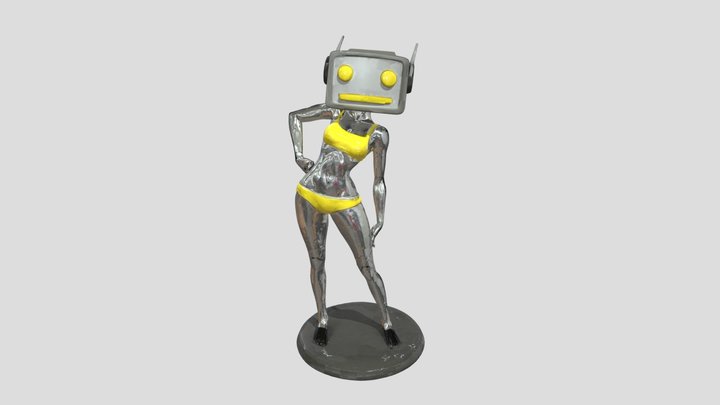 Bot Beach Glam 3D Model