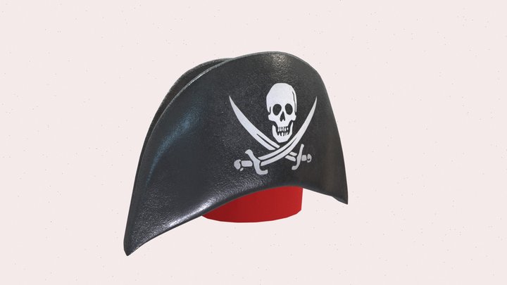 Pirate Hat 3D Model