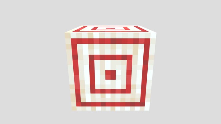 Minecraft - Target 3D Model