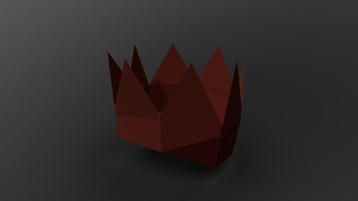 Red PartyHat 3D Model