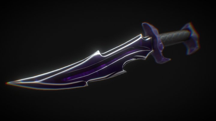 Reaver Knife Low Poly 3D Model