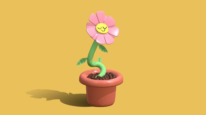 Happy flower :) – Modello 3D gratuito STL