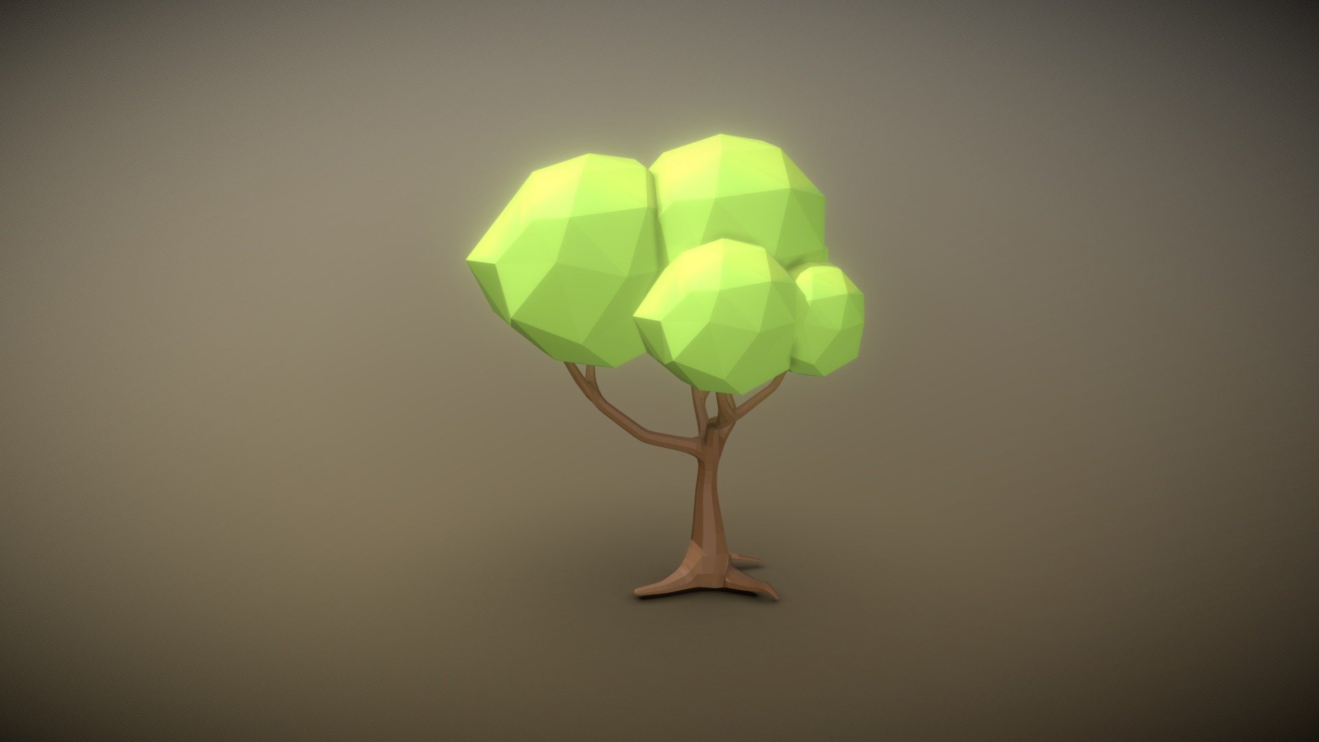 Tree lowpoly - 3D model by maxyforyou [35009af] - Sketchfab