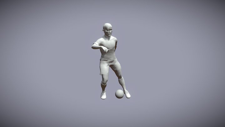 Footballer_1 3D Model
