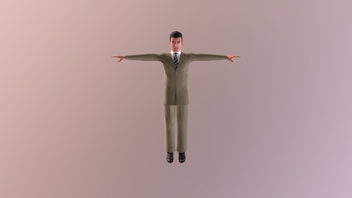 Busniessmanj 3D Model