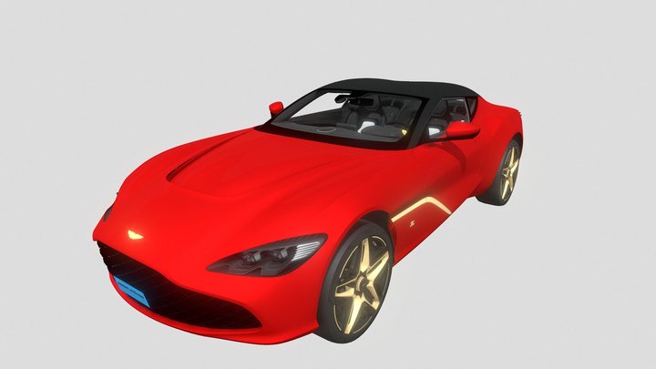 2020+ Aston+ Martin+DBS+GT+ Zagato 3D Model