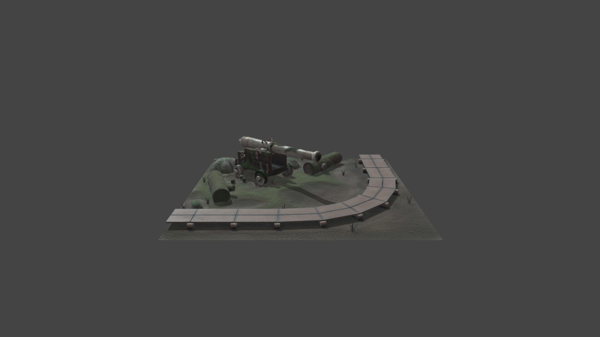 Tome Kylon Cannon Environment Textured