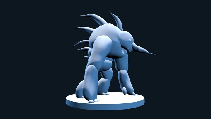 Snowmonster 3D Print 3D Model