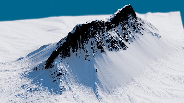 Mount Snowysaw 3D Model