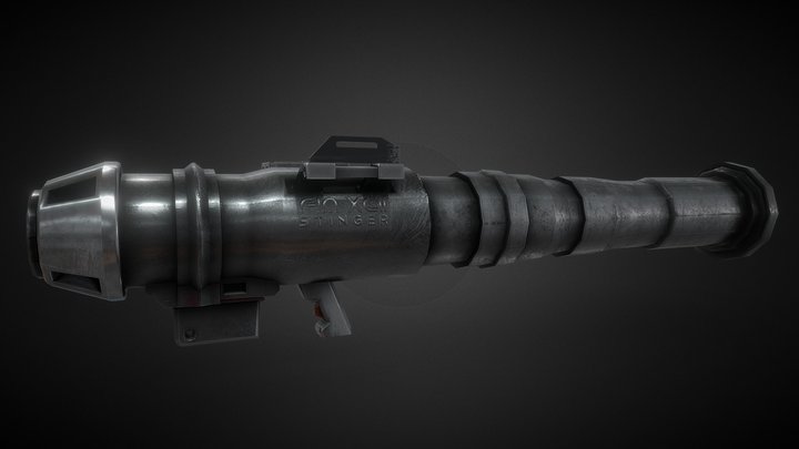 SCI-FI Missile Launcher 3D Model